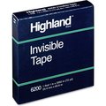 3M Highland„¢ Invisible Tape, 1" x 2592", 3" Core 620025921